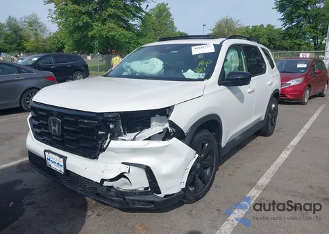 2025 Honda Pilot Black Edition из США, поврежденный, VIN 5FNYG1H90SB128783